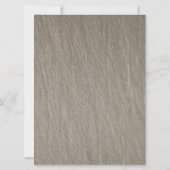 Faire-part de mariage plat de la rivière Indian (Dos)