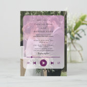 Faire-part de mariage Playlist (Debout devant)