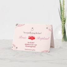 faire-part de mariage plié
