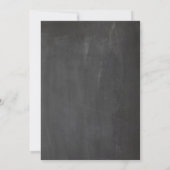 Faire-part de mariage Poch Chalkboard (Dos)