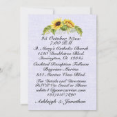 Faire-part de mariage pompier (Dos)