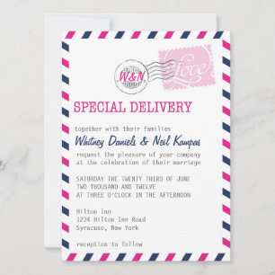 Faire-part de mariage Postal Service Collection