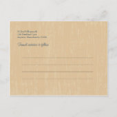 Faire-part de mariage Pot Mason et Fleurs sauvages (Dos)