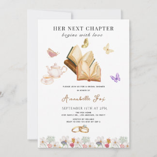 Faire-part de Mariage pour Amoureuse de Livres