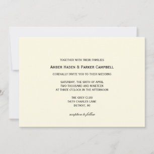faire-part de mariage   Pour avoir et conserver