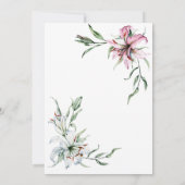 Faire-part de mariage pour Friend, Floral Mariage (Dos)