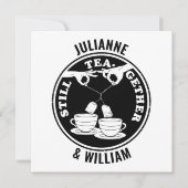 Faire-part de mariage pour les amateurs de thé (Devant)