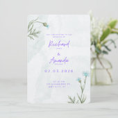 faire-part de mariage pour les couples (Debout devant)