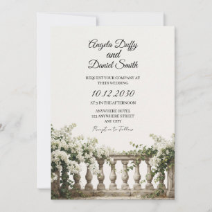 Faire-part de mariage pour terrasse de jardin ital