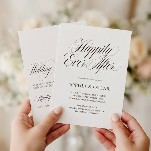 Faire-Part de Mariage pour un Bonheur Éternel