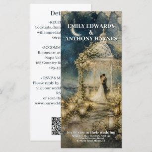 Faire-part de mariage pour un jardin romantique