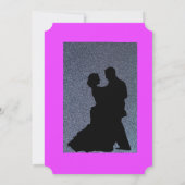 Faire-part de mariage pourpre (Dos)