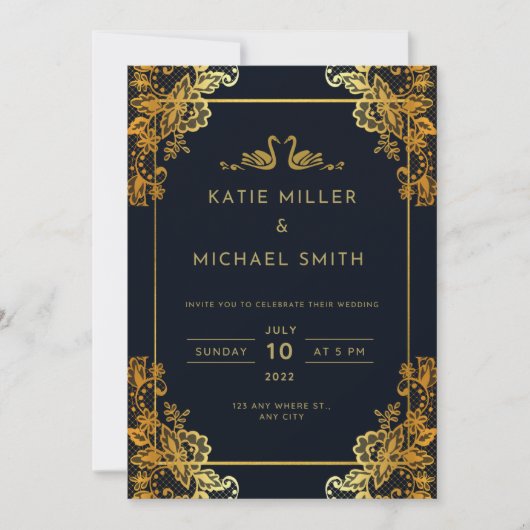 Faire-part de mariage Premium (Devant)