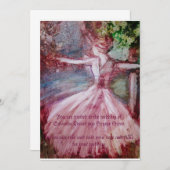 Faire-part de mariage "Princess Bride" (Devant / Derrière)