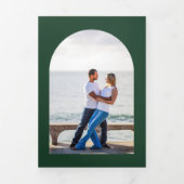 Faire-Part de Mariage Programme Menu Réponse Photo (Page de couverture)