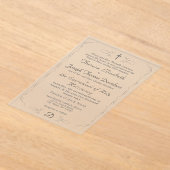 Faire-part de mariage purement catholique (Poser)