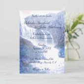 Faire-part de mariage| Purple cascade (Debout devant)