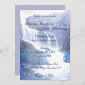 Faire-part de mariage| Purple cascade (Devant / Derrière)