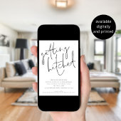 Faire-part de mariage QR Code de mariage informel