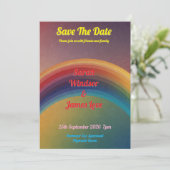 Faire-part de mariage Rainbow (Debout devant)
