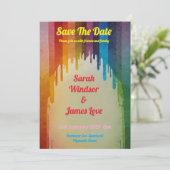 Faire-part de mariage Rainbow (Debout devant)