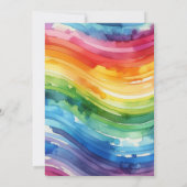 Faire-part de mariage Rainbow Cake (Dos)