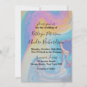 Faire-part de mariage Rainbow Watercolor (Devant)