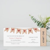 Faire-part de mariage, Réception de la cérémonie M (Debout devant)