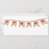 Faire-part de mariage, Réception de la cérémonie M (Dos)