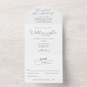 Faire-part de mariage Réception de mariage  (À l'intérieur)