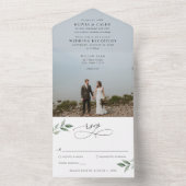 Faire-Part de Mariage Réception de Mariage Tout en (À l'intérieur)