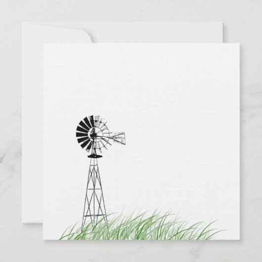 Faire-part de mariage Red Tracteur (Dos)