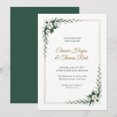 Faire-part de mariage Regency Threefold (Devant / Derrière)