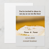 Faire-part de mariage "Rejoignez-nous alors que no (Devant / Derrière)