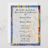 Faire-part de mariage religieuse (Dos)