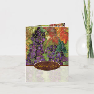 Faire-Part de Mariage Remerciements Feuille de Vig