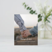 Faire-part de mariage Report de date (Debout devant)