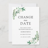 Faire-part de mariage reporté (Devant)