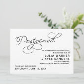 Faire-part de mariage reporté (Debout devant)