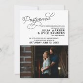 Faire-part de mariage reporté (Devant)