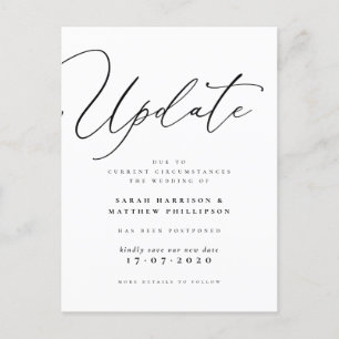 Faire-part de Mariage reporté de mise à jour du sc