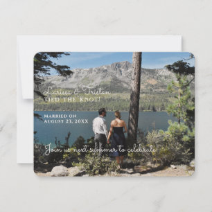 Faire-part de mariage, retenez la date