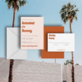 Faire-part de mariage rétro