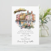 Faire-part de mariage Riviera italienne Portofino (Debout devant)