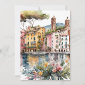 Faire-part de mariage Riviera italienne Portofino (Dos)