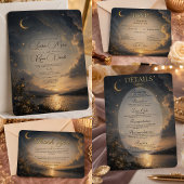 Faire-part de mariage Romance Céleste