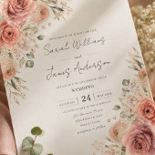 Faire-part de mariage Romance Dusty Rose