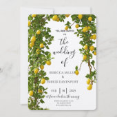 Faire-part de mariage Romance Lemon Grove (Devant)