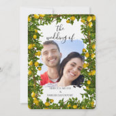 Faire-part de mariage Romance Lemon Grove (Devant)