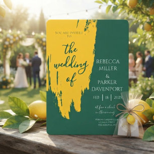 Faire-part de mariage Romance Lemon Grove
